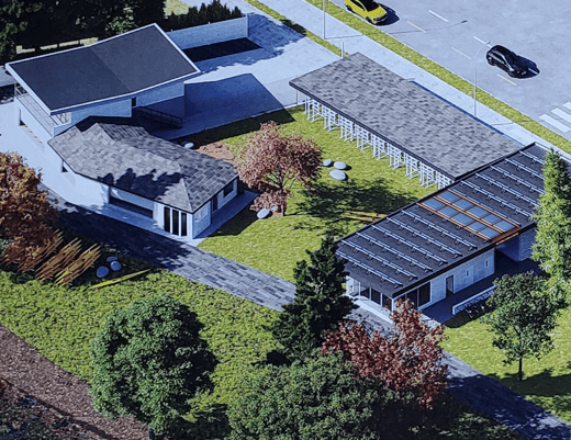 New Campus Render SW View